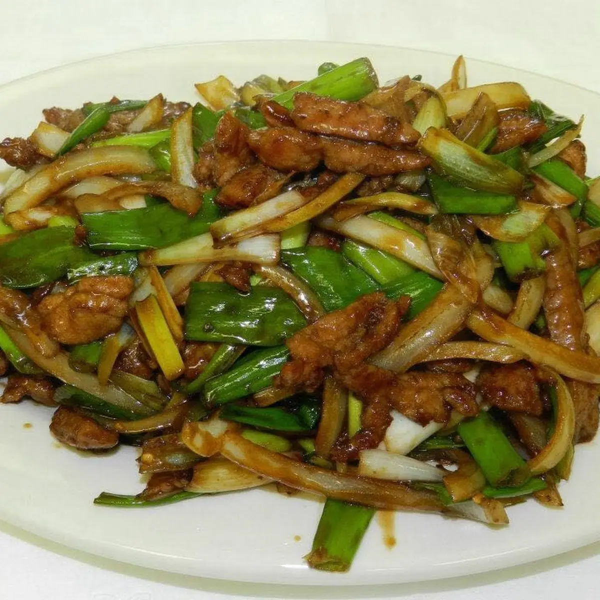 beef w garlic sauce 鱼香牛